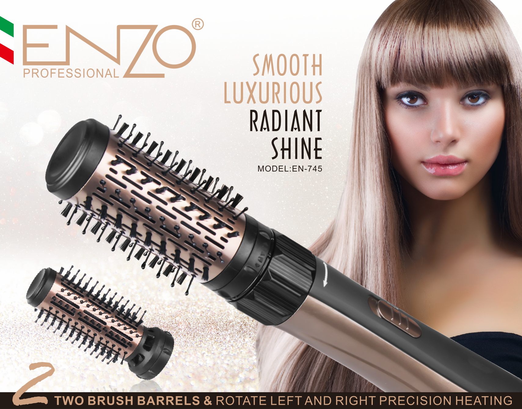 Hairdryer brush